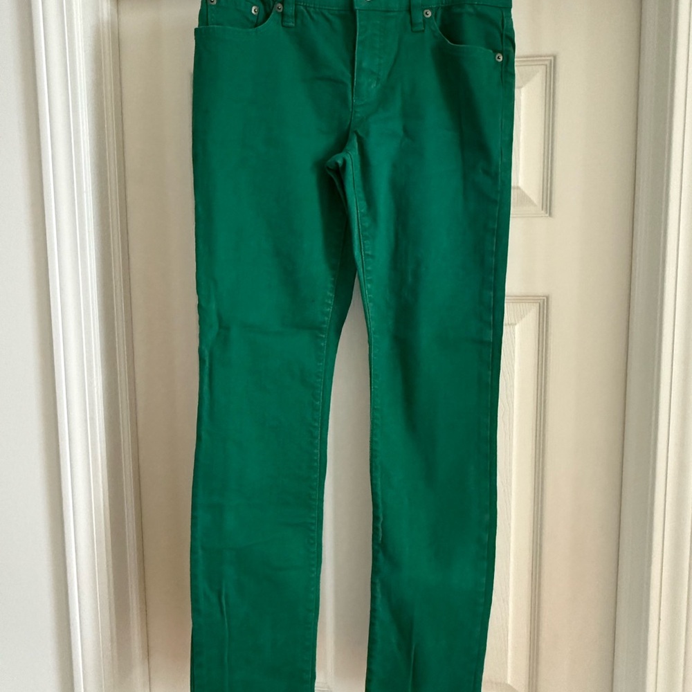 Lauren Ralph Lauren Vibrant Green Skinny Jeans - Size 2